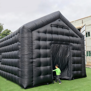 Grand blanc jaune personnalisé 6m 8m 10m 12m 15m Igloo gonflable extérieur étanche et portable tente dôme de fête d'événement - Product Image 5
