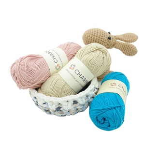 Fil de laine 100% <span class=keywords><strong>coton</strong></span>, 20 pièces, avec fil de textile, pour tricot à la main, crochet - Product Image 1