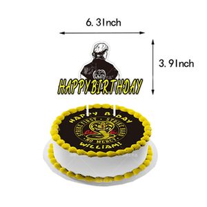 <span class=keywords><strong>Cobra</strong></span> <span class=keywords><strong>Kai</strong></span> Snake Party Decoration Banner palloncino in lattice Cupcake Topper compleanno Movie Show forniture per feste Set per Kid Favor X4224 - Product Image 4