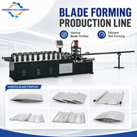 Ligne de production de formage de lames pour la fabrication en série de volets de coupe-feu, grilles d'aération et persiennes
