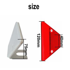 Reflector rectangular Blanco de seguridad en la carretera, barandilla de haz W de un solo lado, Reflector de carretera de alta reflexión de aluminio impermeable - Product Image 5