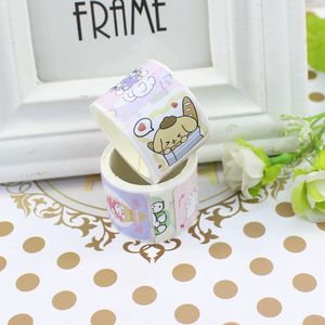 สติ๊กเกอร์ลายการ์ตูนน่ารักคละสีสำหรับนักเรียน สมุดบันทึก เทปกระดาษตกแต่ง - Product Image 2