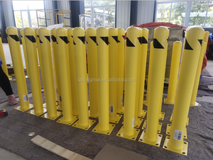 عمود أمان من الفولاذ الأصفر بارتفاع 36 بوصة وقطر 4.5 بوصة من علامة TL، معتمد من CE للاستخدام في مواقف السيارات والطرق - Product Image 4