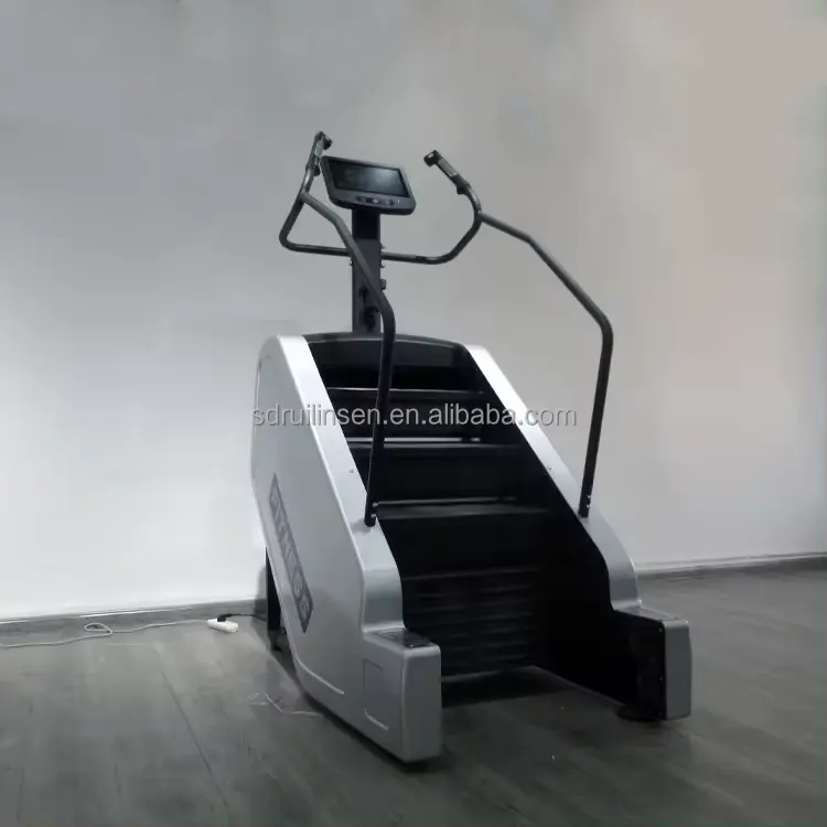 Hot sale Stair Master Keyboard Display Stair Climbing Machine commercial Electric Aerobic Exercise