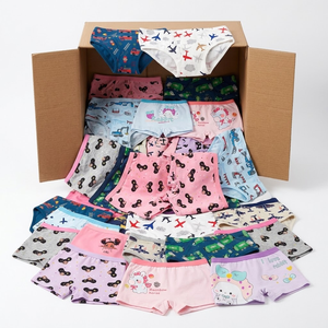 Liquidación de Ropa Interior Infantil, Calzoncillos Tipo Bóxer con Estampados de Sirena, Estrella, Unicornio y Dibujos Animados, Tallas Surtidas para Niños y Niñas, Lote al por Mayor - Product Image 3