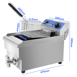 <span class=keywords><strong>Freidora</strong></span> Eléctrica de 7L con Gancho <span class=keywords><strong>para</strong></span> Cestas y Diseño Ligero, Disponible <span class=keywords><strong>para</strong></span> OEM/ODM, Ideal <span class=keywords><strong>para</strong></span> Cocinas Domésticas y Platos de <span class=keywords><strong>Alitas</strong></span> de Pollo - Product Image 2