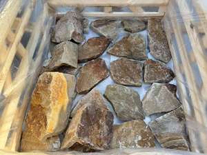 حجر طبيعي حجر رملي بني أصفر صدئ فضفاض تكسية جدران حجرية عشوائية - Product Image 5