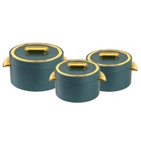 Ensemble de chauffe-plats Hot Pot en acier inoxydable antiadhésif grand ensemble de casseroles isolées ensemble de chauffe-plats Hot Pot pour la fête
