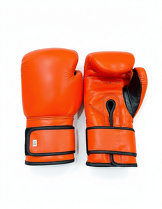 ถุงมือหนัง AWA สำหรับมืออาชีพ MMA แบบกำหนดเอง สำหรับซ้อมซานด้า มวยไทย ออกกำลังกายกลางแจ้ง ปรับขนาดได้ ขนาด 10oz 12oz - Product Image 1
