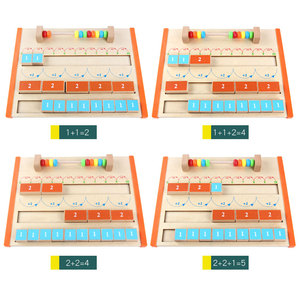 Juguetes para niños nuevo Digital cognitivo aritmética Ábaco aprendizaje Montessori juguete <span class=keywords><strong>de</strong></span> <span class=keywords><strong>madera</strong></span> - Product Image 6