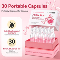 ATOANY Ampoule Intensive Quotidienne ADN de Saumon 99% Sérum PDRN ADN de Saumon avec Collagène et Acide Hyaluronique Améliore l'Éclat de la Peau