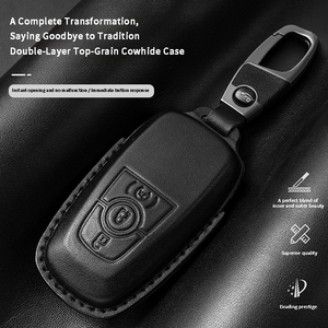 Funda/Carcasa/Bolsa de Cuero para Llaves de Auto Compatible con <span class=keywords><strong>Lincoln</strong></span> Z, Adventurer, <span class=keywords><strong>Navigator</strong></span>, Aviator, Continental - Product Image 2