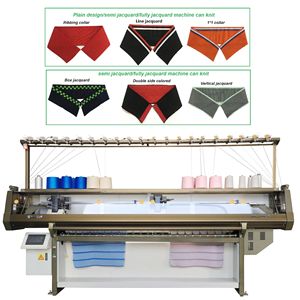Kingtiger OEM Computadorizado Automatic 40inch School Rib e Collar Fazendo Máquinas Eletrônicas Flat Knitting - Product Image 6