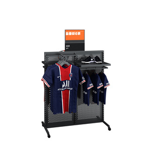 Présentoir de marchandises sportives robuste et de qualité supérieure, étagère pour magasin de chaussures de marque, présentoir pour magasin de liquidation, étagère murale pour vêtements, étagères murales - Product Image 1