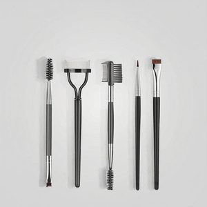 Profissional Multifuncional Sobrancelha Delineador Cílios Separador Brow Comb Lash Spoolie Cosmetic Brush Steel Mascara Maquiagem Escovas - Product Image 1