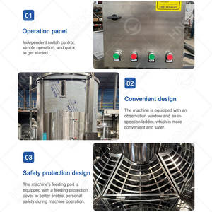 Machine de mélange de grains stationnaire verticale automatique OCEAN 100 500 kg mélangeur d'aliments pour volailles à vendre - Product Image 3