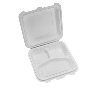Cajas de Almuerzo Bento de Almidón de Maíz 100% Biodegradables, Diseño Personalizado, Capacidad de 30 oz, Marca Bofa, para Comida para Llevar, Hoteles, Entrega Rápida - Product Image 2