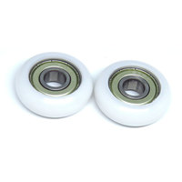 Rodillo flexible de plástico de inyección de 8*30*7mm para guía lateral de transportador BSR60830-7