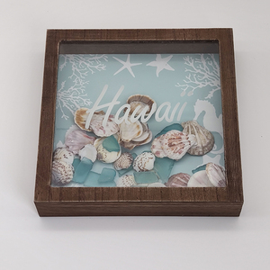 Juego de 3 Decoraciones Náuticas de Pared (7x7 Pulgadas), Decoración Rústica Pulida de Madera para Baño con Ancla 3D, <span class=keywords><strong>Faro</strong></span> y Timón de Barco - Product Image 5