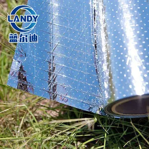 Material de isolamento de filme de alumínio refletivo de calor para telhado de barreira radiante
