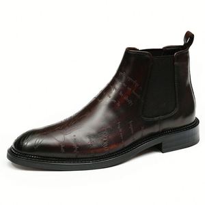 Botas Formales Casuales de Piel Genuina para Hombre, Antideslizantes, Transpirables, de Marca Reconocida, Recién Lanzadas y Populares para Otoño - Product Image 6