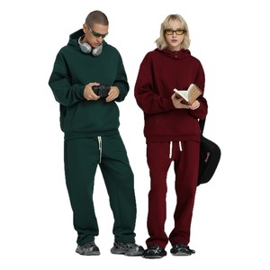 Sweat-shirt en molleton à col montant et motif cœur, style américain, poids lourd, 510 g, MAKITAPE, mode streetwear, ample et décontracté - Product Image 4