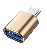 Menyoroti Logo Kustom OEM USB 3.0 Ke USB 3.1 USB-C Tipe-c OTG Adaptor Data Converteor