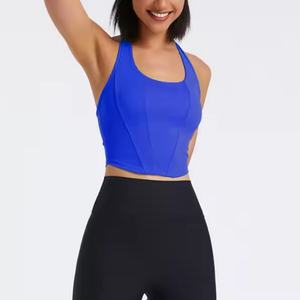 Custom <b>Women's</b> Sportive Wear Ladies Stretchy Casual <b>Sleeveless</b> <b>Shirt</b> Solid Color Gym <b>Women's</b> Tank Top - Product Image 6