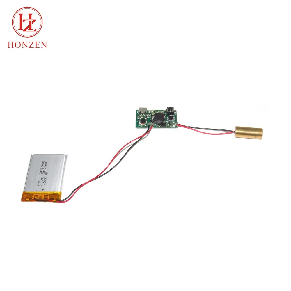 Nuovo su misura ricaricabile a batteria 6V mini led rosso a infrarossi modulo diodo laser