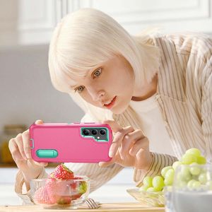 360 Protection complète du corps antichoc robuste armure pour <span class=keywords><strong>Samsung</strong></span> <span class=keywords><strong>Galaxy</strong></span> S23 FE F14 Fold6 lip6 <span class=keywords><strong>55</strong></span> béquille coque de téléphone - Product Image 6