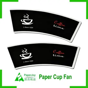 Tazas de papel impresas, doble papel hueco, 12 Oz, cartón blanco, 12 Oz, tazas de café y té, 300 Ml, con logotipo