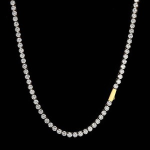 Collier géométrique en moissanite VVS1, réfraction haute définition, certifié GRA, or 18 carats, argent 925, bijoux de luxe personnalisés - Product Image 6