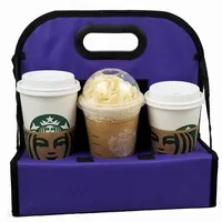 Drink Holder Portable Drink Carrier Reusable Coffee Cup Holder Travel Beverage Coffee Carrier Bag