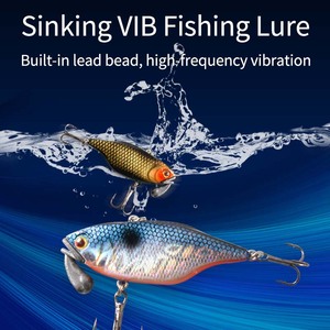 Señuelo Vibrador Yajie de 18.5g y 60mm con Anzuelo Triple, Cebo de Pesca Biónico para Lubina, Pesca al Aire Libre - Product Image 2