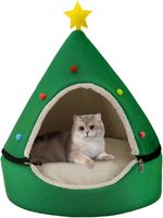 Nouvelle Tente de Lit pour Chat en Forme de Sapin de Noël, Confortable et Mignonne, pour la Vente en Gros
