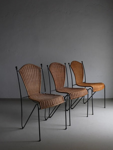 Indoor <b>Outdoor</b> <b>Stackable</b> Coffee <b>Chair</b> Restaurant Rattan and Woven Rope with Metal Iron Frame Furniture Handmade Bulk Product - Product Image 3