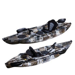Kayak/Canoa de Pesca de Plástico de 9.6 Pies, Bote de Pesca Individual con Asiento en la Parte Superior - Product Image 5