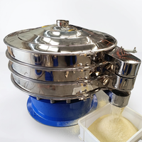Tamiseur vibrant rotatif en acier inoxydable 304 CY-MACH pour l'industrie alimentaire (amidon de blé, maïs, farine de riz)