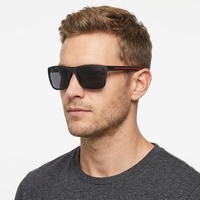 Lunettes de soleil de qualité militaire pour hommes, tactiques, à monture rectangulaire plate, motif croisé, grille diamant, UV400, logo personnalisé, OEM