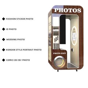 Impresora de fotomatón coreana todo en uno Selfie Dslr Máquina Expendedora de conchas vintage PhotoBooth Remote Proveedor de fiestas de alta tecnología - Product Image 3