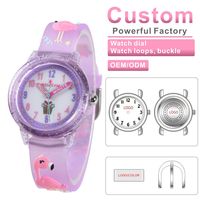 Montres pour enfants à la mode, nouvelles innovations, magie et fée, vente en gros, dessin animé, sport, résistantes à l'eau 3BAR, cadran analogique, boîtier en PC