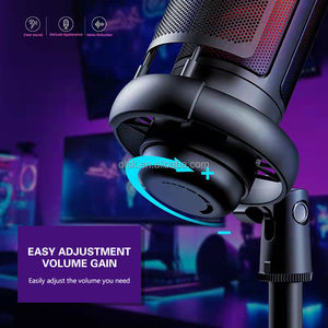 Clavax CLCM-ME6 USB משחקים מיקרופון rgb delling אורות מחשב k שיר הקלטה חי טלפון נייד שידור חי - Product Image 3