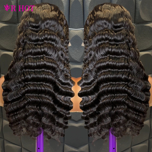 Perruque frontale complète HD en cheveux humains naturels vierges indiens bruts, densité 200%, avec dentelle transparente, vente en gros - Product Image 4