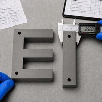 Tôle d'acier au silicium EI découpée sur mesure pour la fabrication de composants de bobinage de bobines électriques