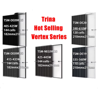 Panneau solaire Trina Solar TSM-NEG21C.20 300W-600W demi-cellule PERC bifacial BIPV double vitrage tout noir 22,5 % d'efficacité directement de l'usine
