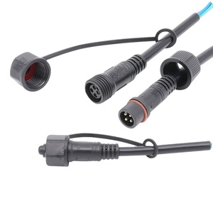 Buiten Zonne-Energie Tuinverlichting Bewegingssensor 2 ~ 5pin Connector M14 Over Mal Pvc Kabel Mannelijke Vrouwelijke Rechte Docking Led Draad - Product Image 1