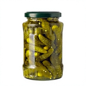 Canned Gherkins Vinegar Preserved Peeled Sour Flavor Mason <b>Jar</b> Packaged Room Temperature Storage - Product Image 5