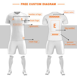 Camiseta de f&uacute;tbol personalizada para entrenamiento, nueva temporada, a granel, n&uacute;mero - Product Image 5