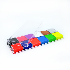 Kits professionnels de <span class=keywords><strong>peinture</strong></span> faciale pour Halloween, à base de plantes naturelles, certifiés sûrs, <span class=keywords><strong>palette</strong></span> multicolore, couleurs personnalisables pour - Product Image 5