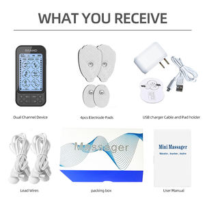 AsTec 2024 nouveauté TENS et stimulateur musculaire dizaines unité électronique pour le soulagement des douleurs dorsales soulagement <span class=keywords><strong>de</strong></span> la douleur du travail récupération musculaire - Product Image 5